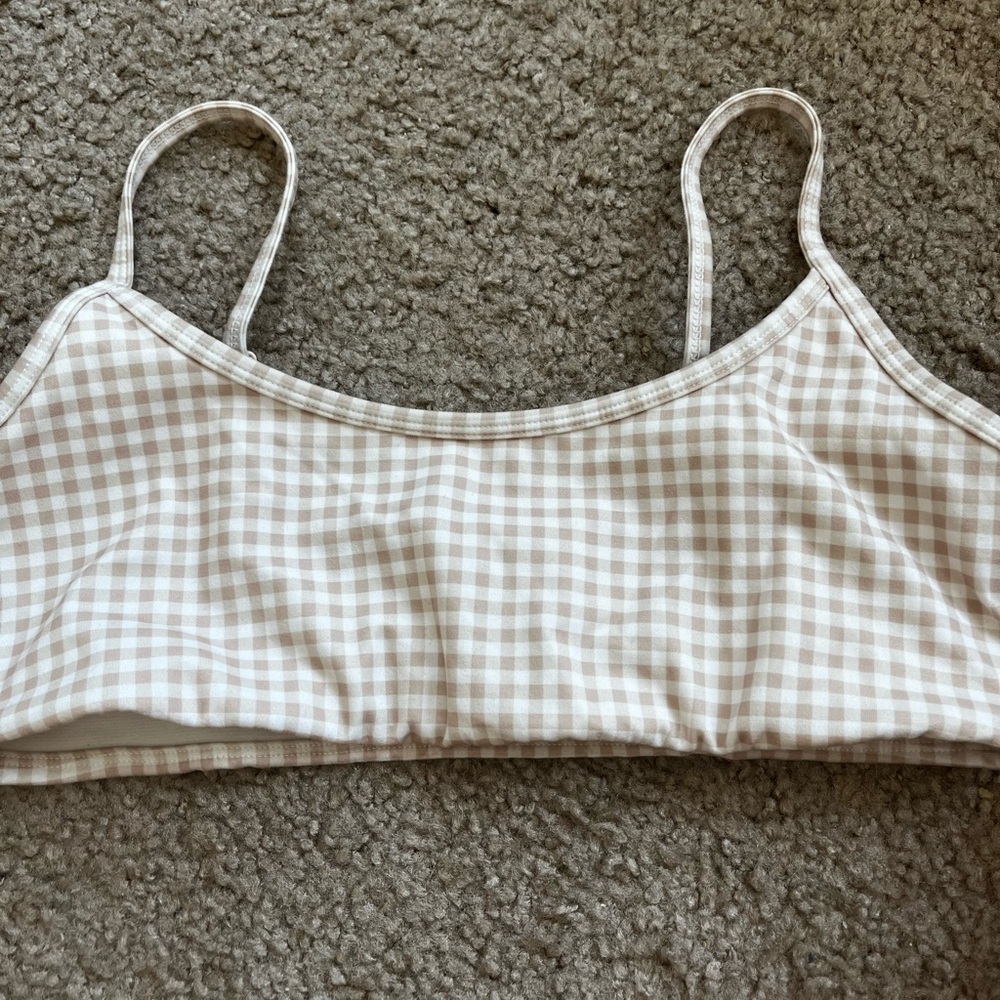 Gingham pacsun sports bra